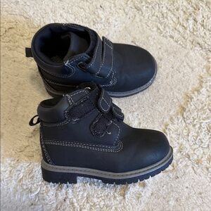Wonder Nation Black Kids Boots